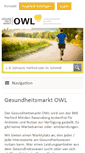 Mobile Screenshot of gesundheitsmarkt-owl.de